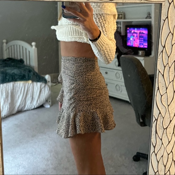 PRINCESS POLLY CHEETAH PRINT TIE SKIRT - Picture 5 of 6